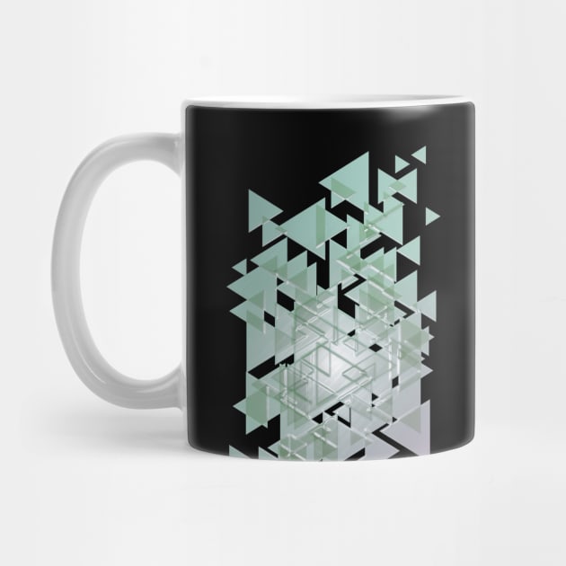 Random icy triangles design by Studio DAVE